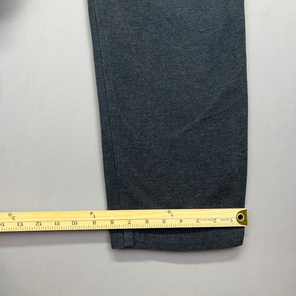 Lauren Jeans Co Knit Denim Pants Comfort Stretch Casual Gray Women's 14 Fits 34